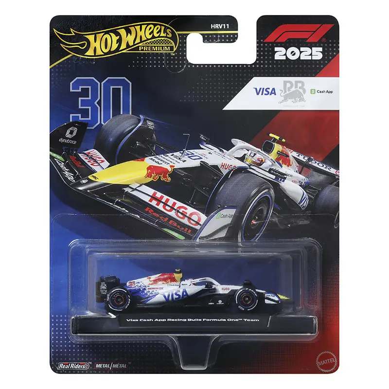 In-Stock New Hot Wheels Gold Label F1 Dual Car Racing Set Red Bull Mercedes F1 Racing Car Limited Edition Hr Alloy Model Car — feature 4