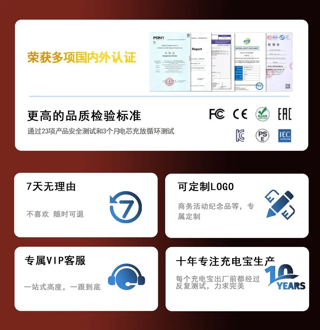 Magsafe Ultra-Thin Wireless 3C Magnetic Power Bank 10000Mah Fast Charging Mobile Power Supply with Logo Printing Available for Cross-Border Sales — feature 4