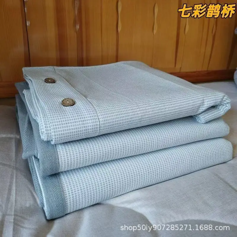Summer Shandong Coarse Cotton Cooling Mat Sheet, Single Piece, Thickened Pure Cotton Old Canvas, Student Dormitory Air-Conditioned Soft Cooling Mat
