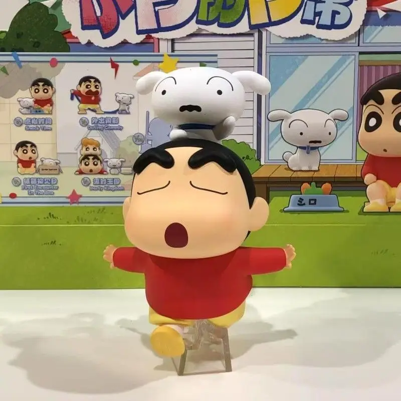 Crayon Shin-Chan Daily Series Blind Box Figurines Desktop Ornaments Collectible Figures Gifts for Women