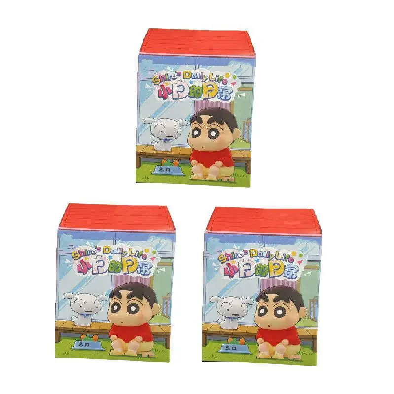 Crayon Shin-Chan Daily Series Blind Box Figurines Desktop Ornaments Collectible Figures Gifts for Women