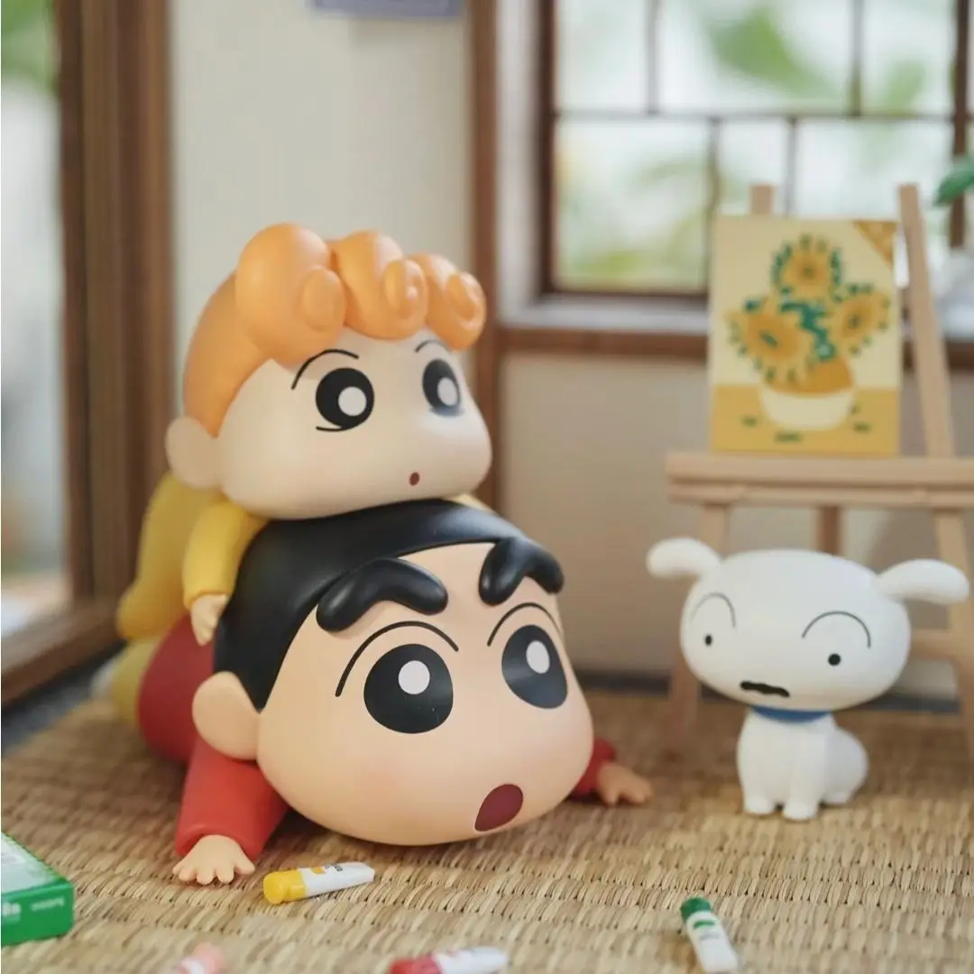 Crayon Shin-Chan Daily Series Blind Box Figurines Desktop Ornaments Collectible Figures Gifts for Women
