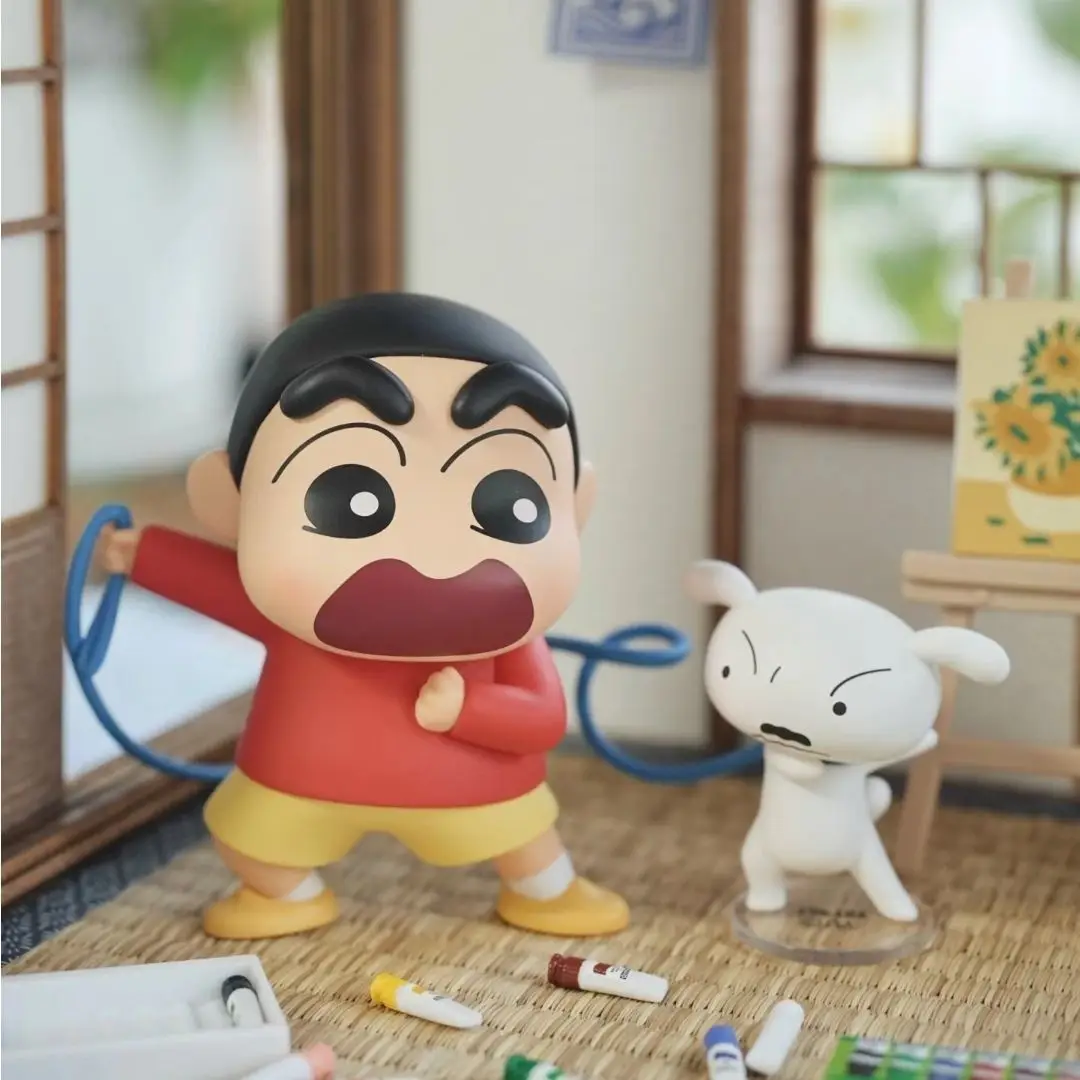 Crayon Shin-Chan Daily Series Blind Box Figurines Desktop Ornaments Collectible Figures Gifts for Women