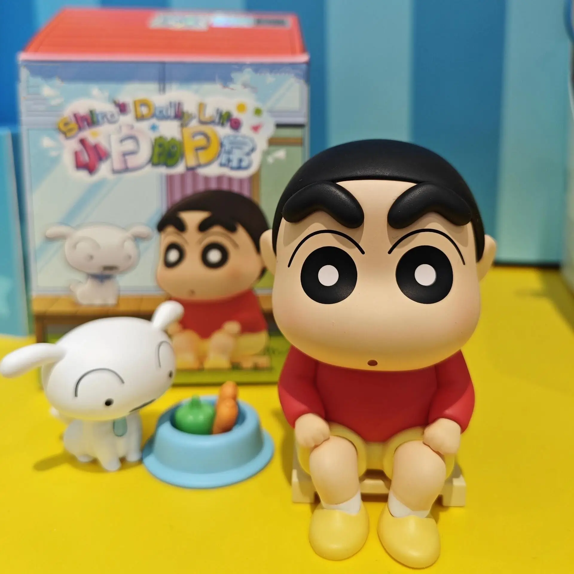 Crayon Shin-Chan Daily Series Blind Box Figurines Desktop Ornaments Collectible Figures Gifts for Women