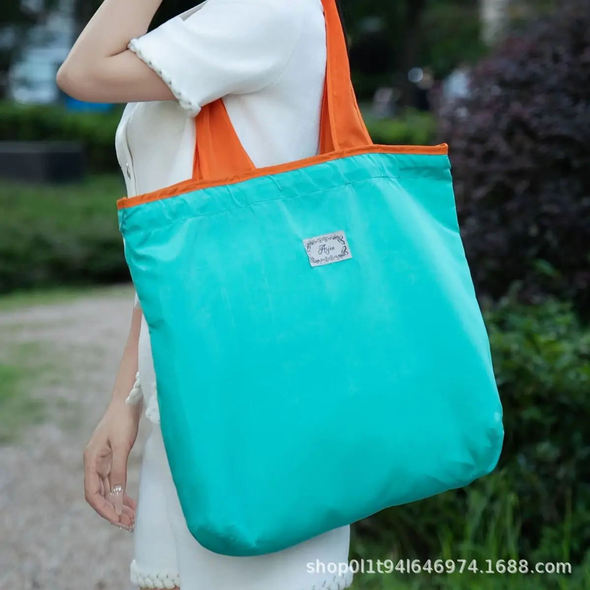 Foldable Drawstring Storage Bag Multi Color Outdoor Portable - Image 6
