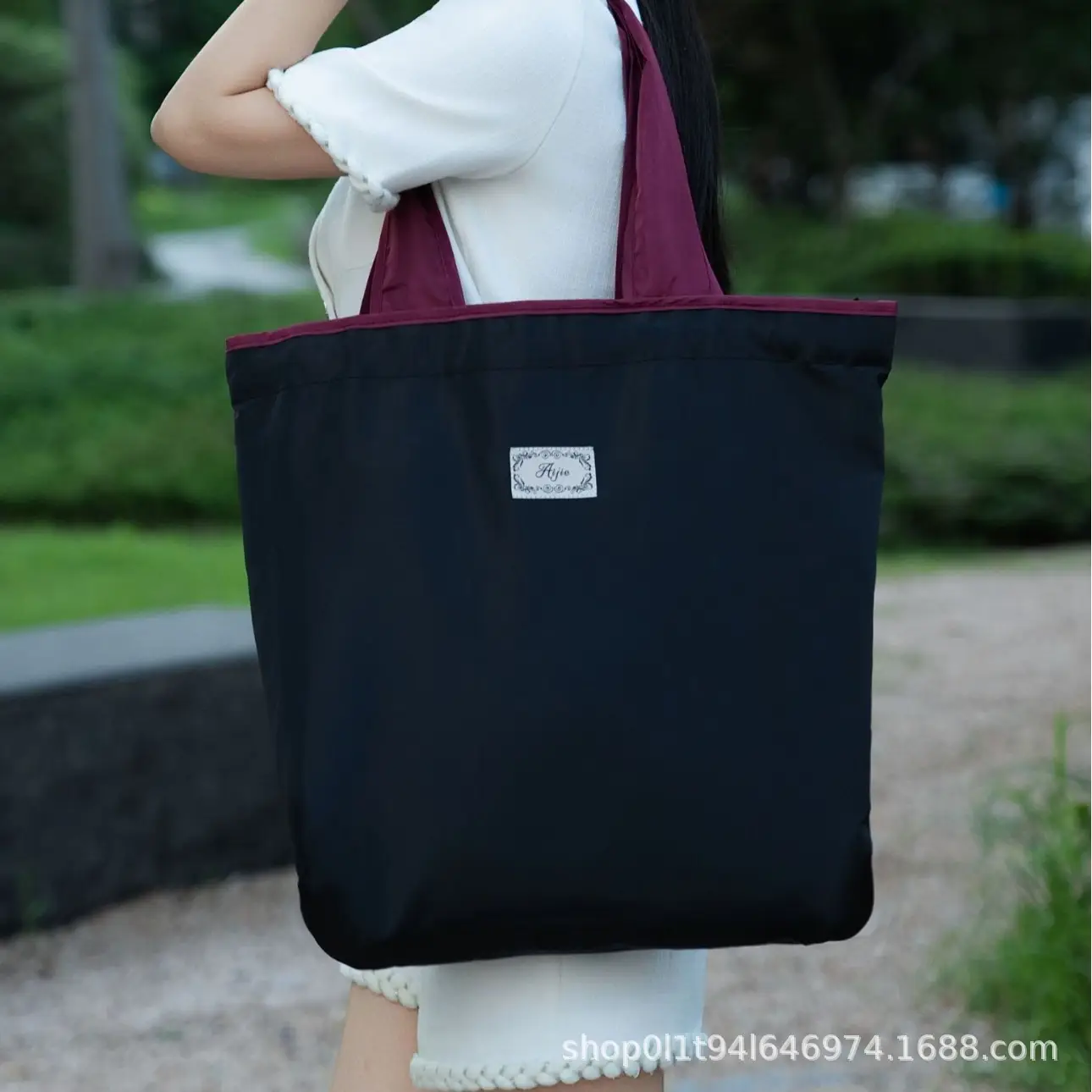 Foldable Drawstring Storage Bag Multi Color Outdoor Portable - Image 8