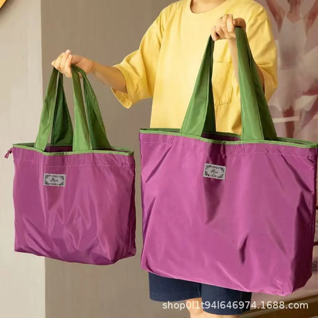 Foldable Drawstring Storage Bag Multi Color Outdoor Portable — feature 6