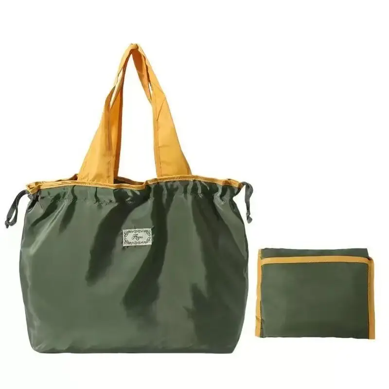 Foldable Drawstring Storage Bag Multi Color Outdoor Portable - Image 4