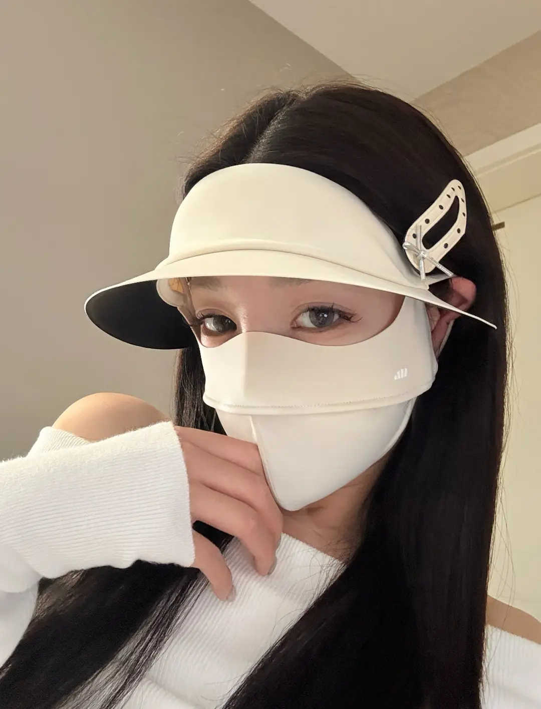 Sun Protection Mask, Full Face Sun Protection Mask, Anti-Uv, Breathable Sunshade Face Mask for Women, Sun Protection Face Mask with Brim, Outdoor Face Mask — feature 6