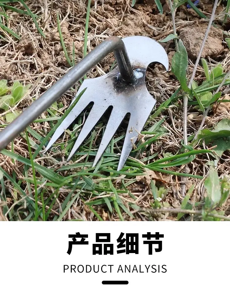 Specialized Tools for Weeding: Hoe, Rake, Soil Loosening Tool, Weed Removal Tool, Shovel, Multifunctional Weed Remover, Root Digging Tool for Wild Vegetables — feature 11