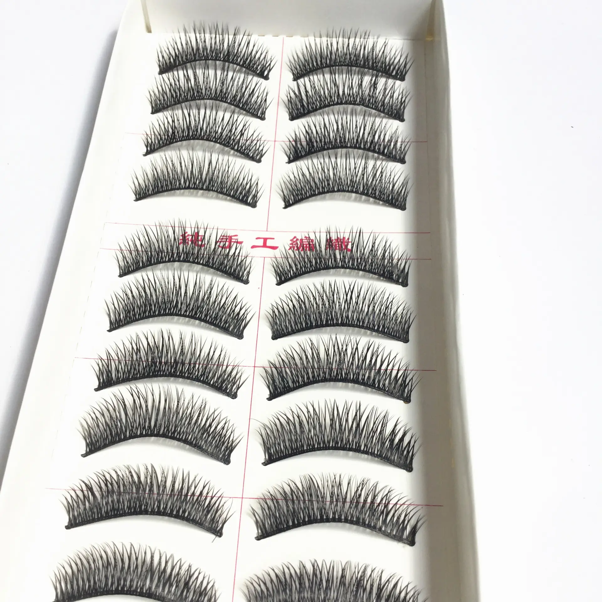 018 Taiwan Semi-Handmade False Eyelashes 10 Pairs