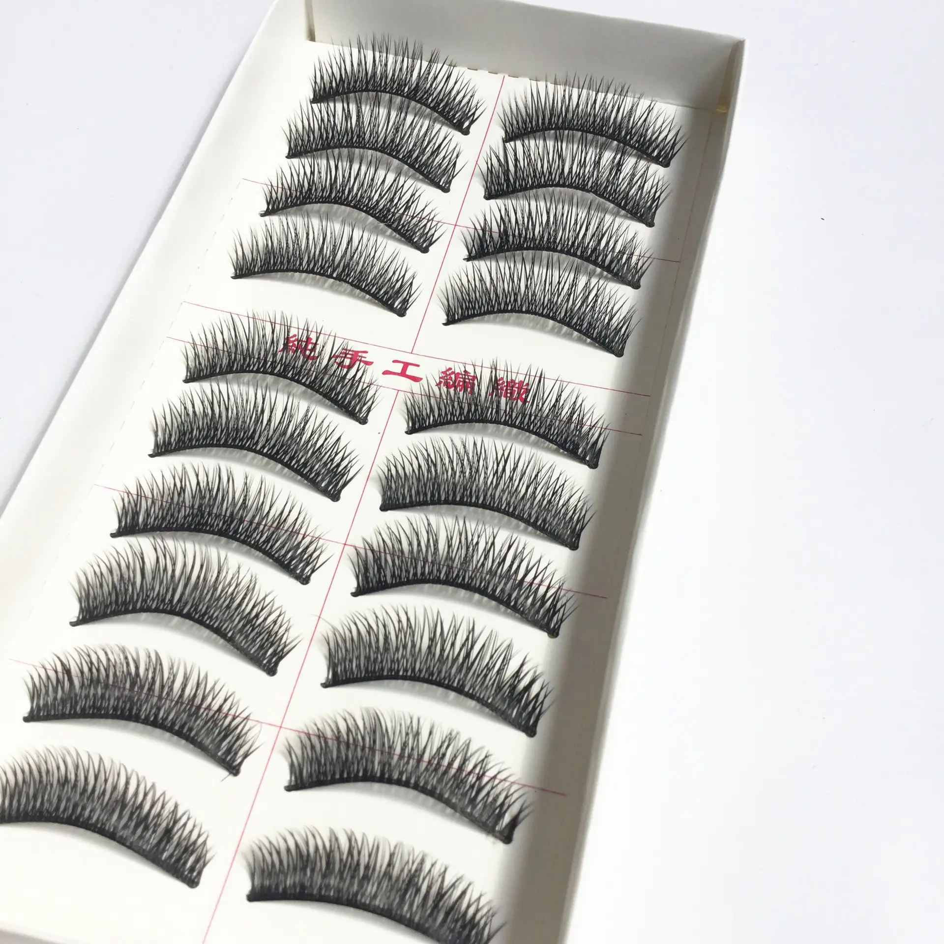 018 Taiwan Semi-Handmade False Eyelashes 10 Pairs
