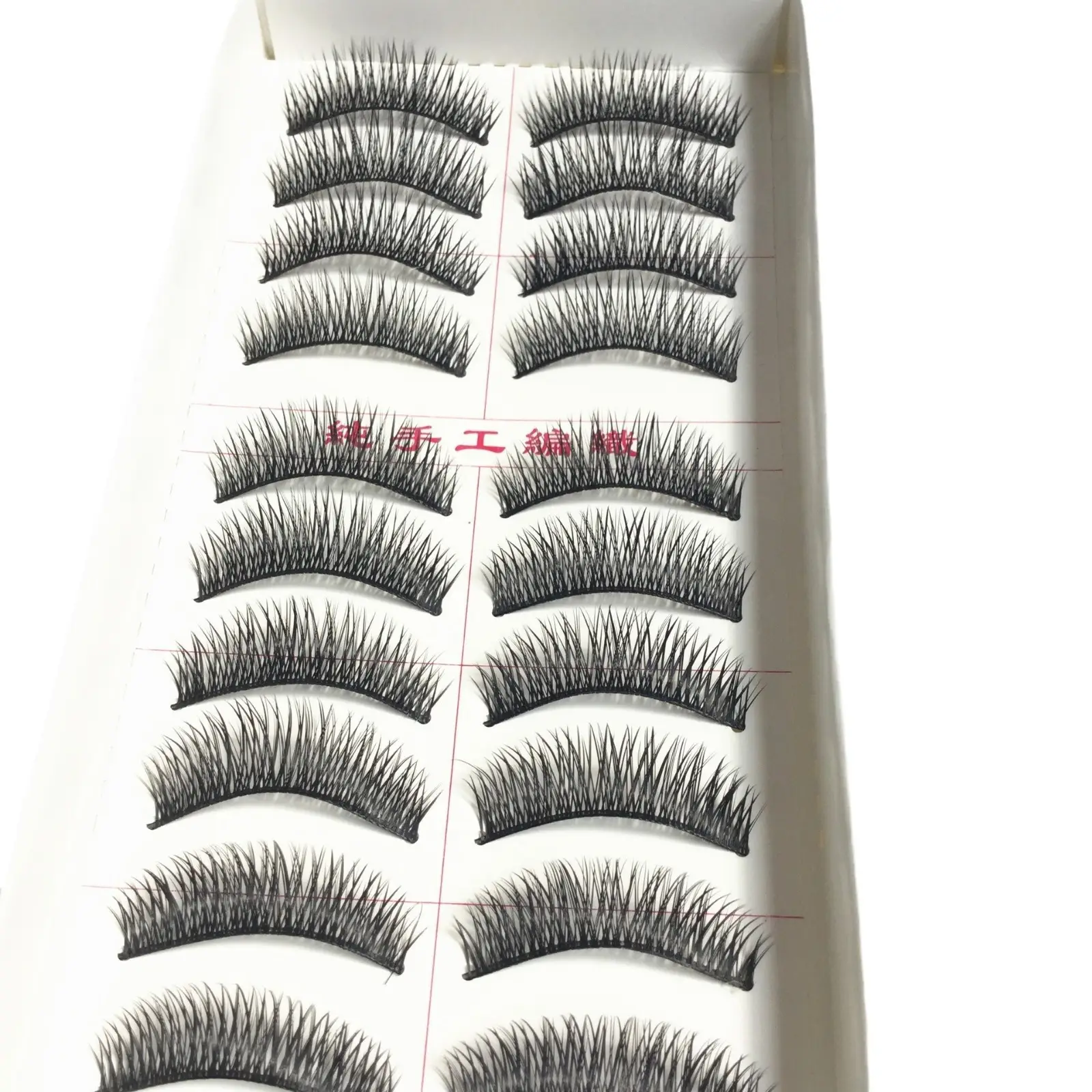018 Taiwan Semi-Handmade False Eyelashes 10 Pairs