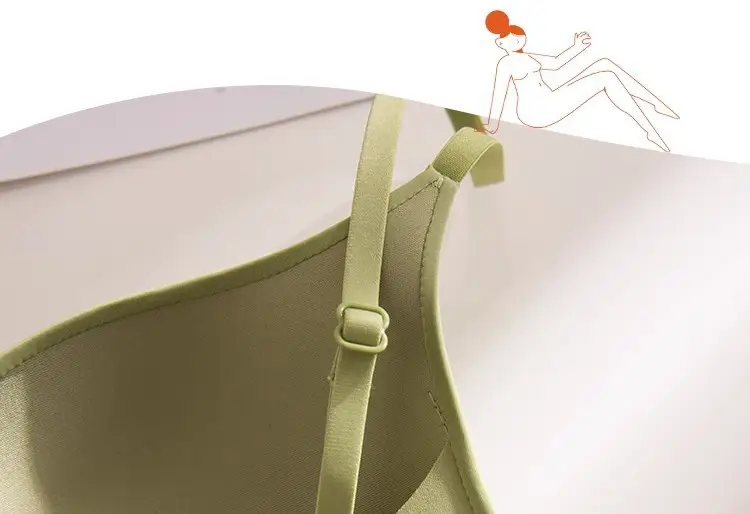 Youthful Nylon Front-Clasp Push-Up Bra, Seamless, for Small Busts, No Empty Cups, Deep Backless, Beautiful Back, Summer Bra — feature 10