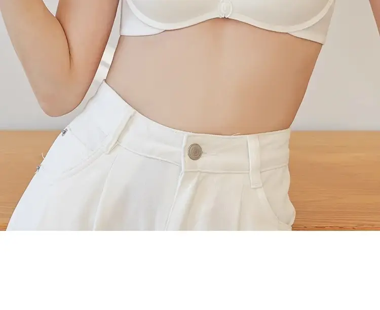 Youthful Nylon Front-Clasp Push-Up Bra, Seamless, for Small Busts, No Empty Cups, Deep Backless, Beautiful Back, Summer Bra — feature 22