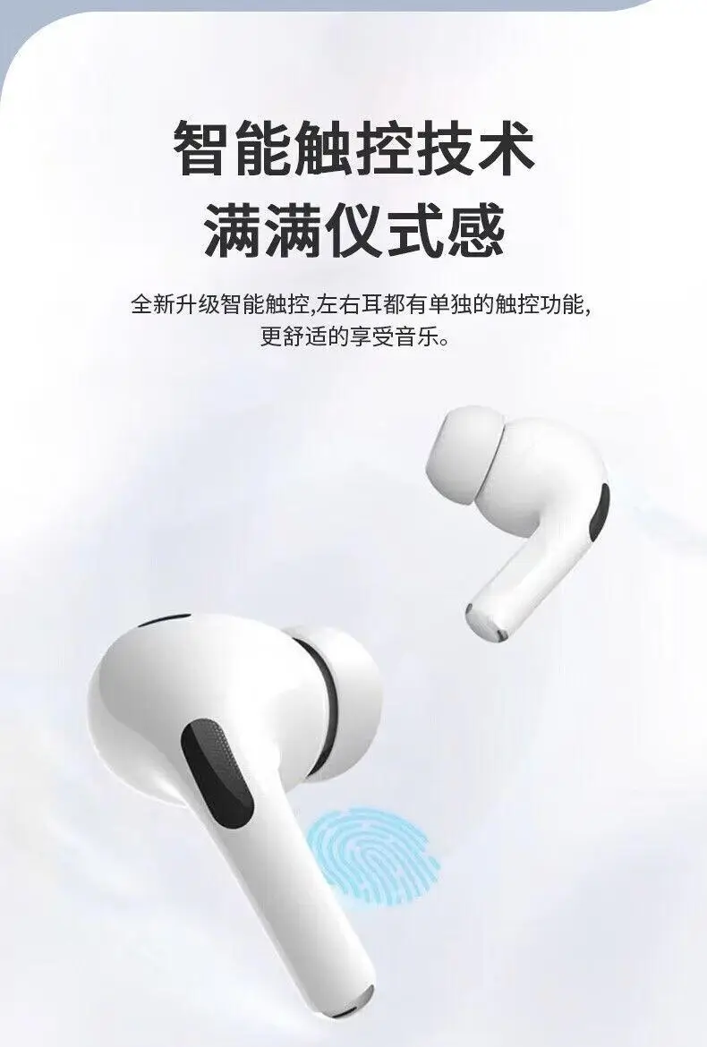 Cross-Border Hot-Selling Product: Huaqiangbei Bluetooth Earphones 5Th and 6Th Generation Pro2 Wireless Type-C with Long Battery Life, Noise Reduction, and Top-Notch Sound Quality — feature 1