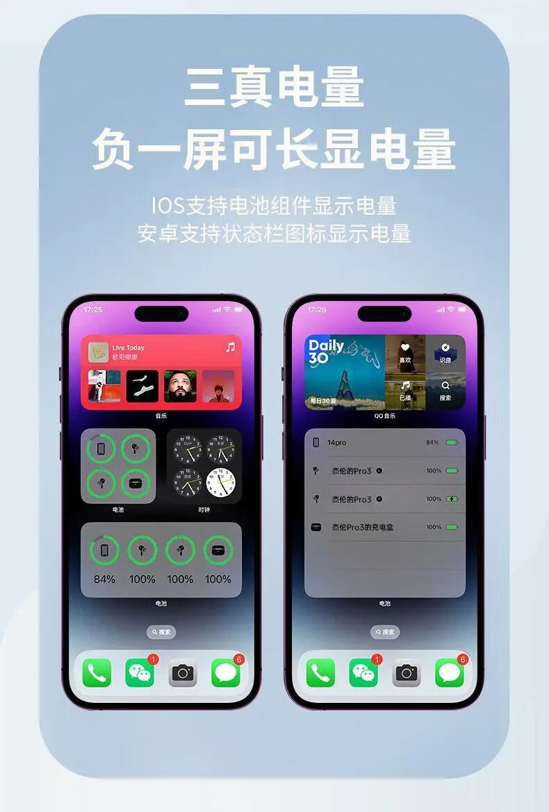 Cross-Border Hot-Selling Product: Huaqiangbei Bluetooth Earphones 5Th and 6Th Generation Pro2 Wireless Type-C with Long Battery Life, Noise Reduction, and Top-Notch Sound Quality — feature 7