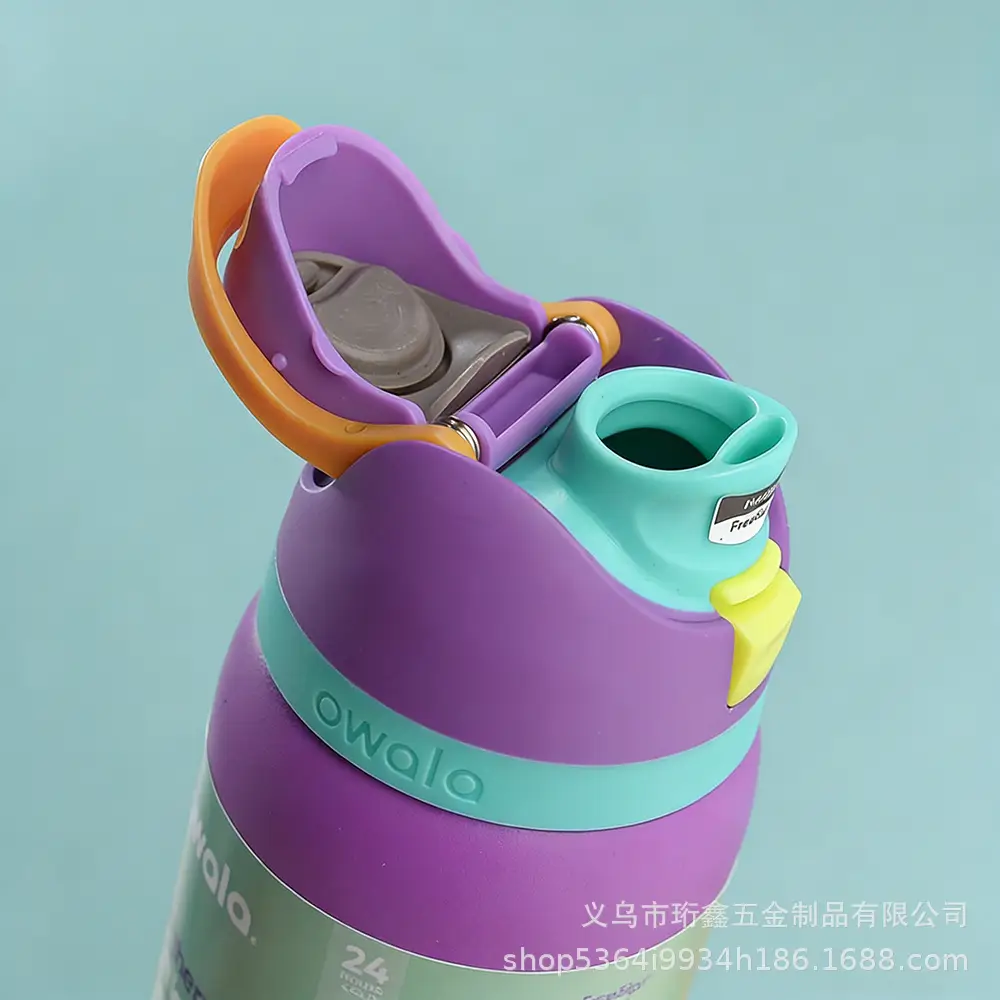 Amazon's New Owala Double-Layer Vacuum Insulated Cup, Outdoor Sports Water Bottle, Stainless Steel Pop-Up Cup — feature 19