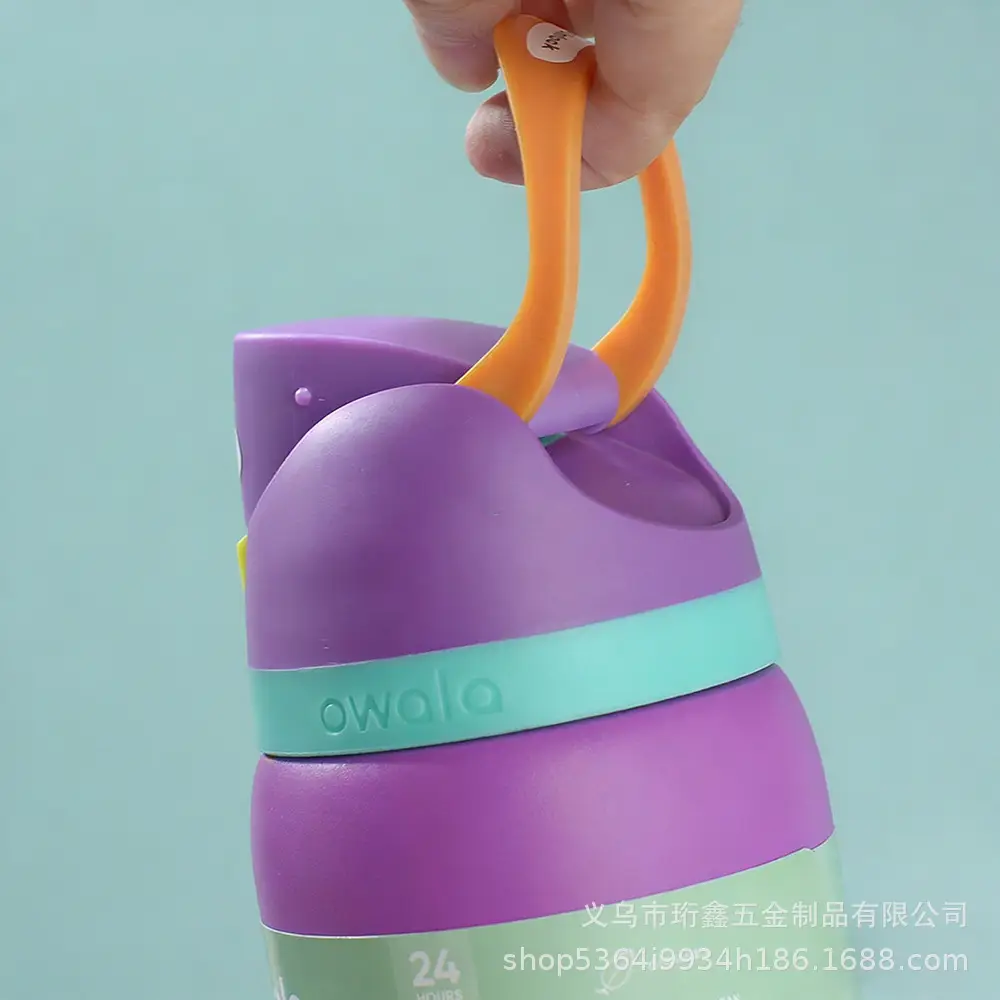 Amazon's New Owala Double-Layer Vacuum Insulated Cup, Outdoor Sports Water Bottle, Stainless Steel Pop-Up Cup — feature 23