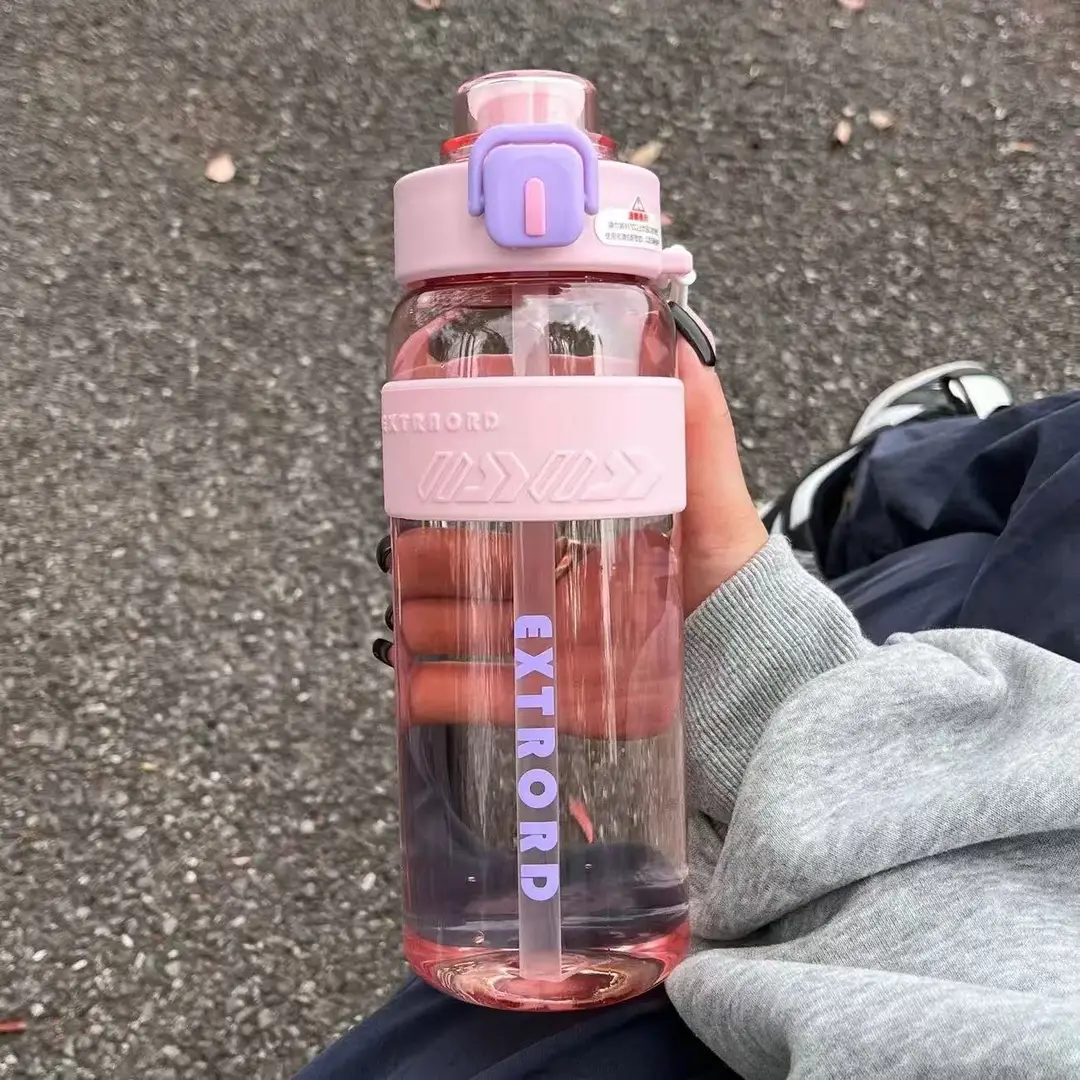 [Supports Dropshipping] New Sports Water Bottle for Boys and Students, Fitness Straw Cup, Outdoor Large-Capacity Water Bottle