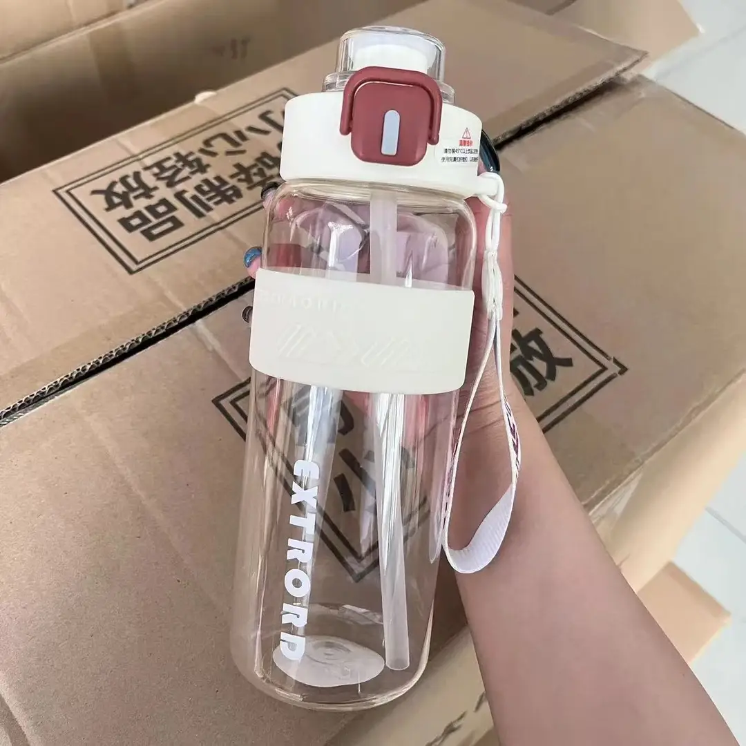 [Supports Dropshipping] New Sports Water Bottle for Boys and Students, Fitness Straw Cup, Outdoor Large-Capacity Water Bottle