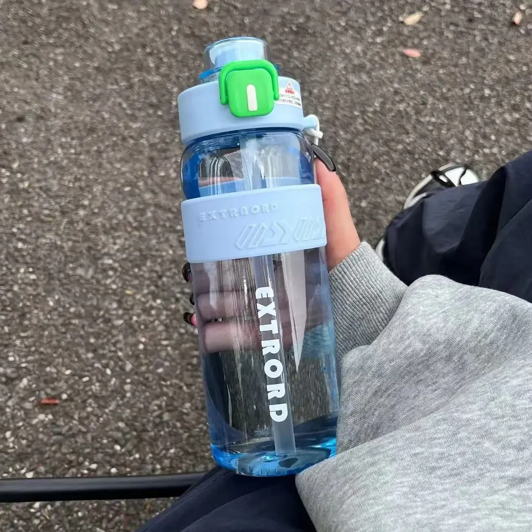 [Supports Dropshipping] New Sports Water Bottle for Boys and Students, Fitness Straw Cup, Outdoor Large-Capacity Water Bottle