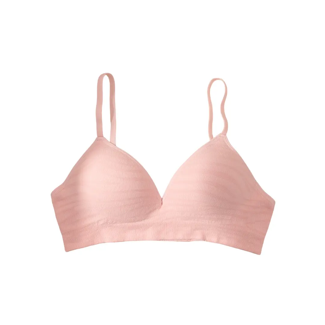 Zeriluna Deep V Zebra Print Fixed Cup Bra, Soft and Comfortable, Provides Balanced Support and Fits the Skin Without Restraint