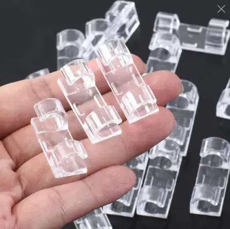 No-Drill Cable Organizer Wall Sticker, Traceless Wire Storage and Fixing Self-Adhesive Cable Clip, Cable Management Tool