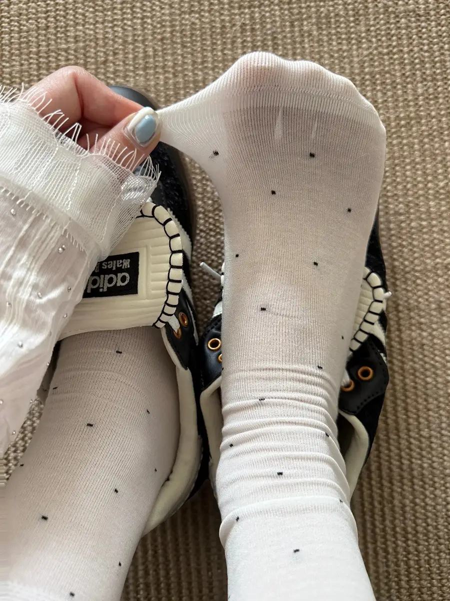 Cool and Elegant Style Miu-Style Small Polka Dot Lace Socks for Women, Mid-Calf, Spring and Summer Thin Pure Cotton Ballet-Style Slouch Socks — feature 12