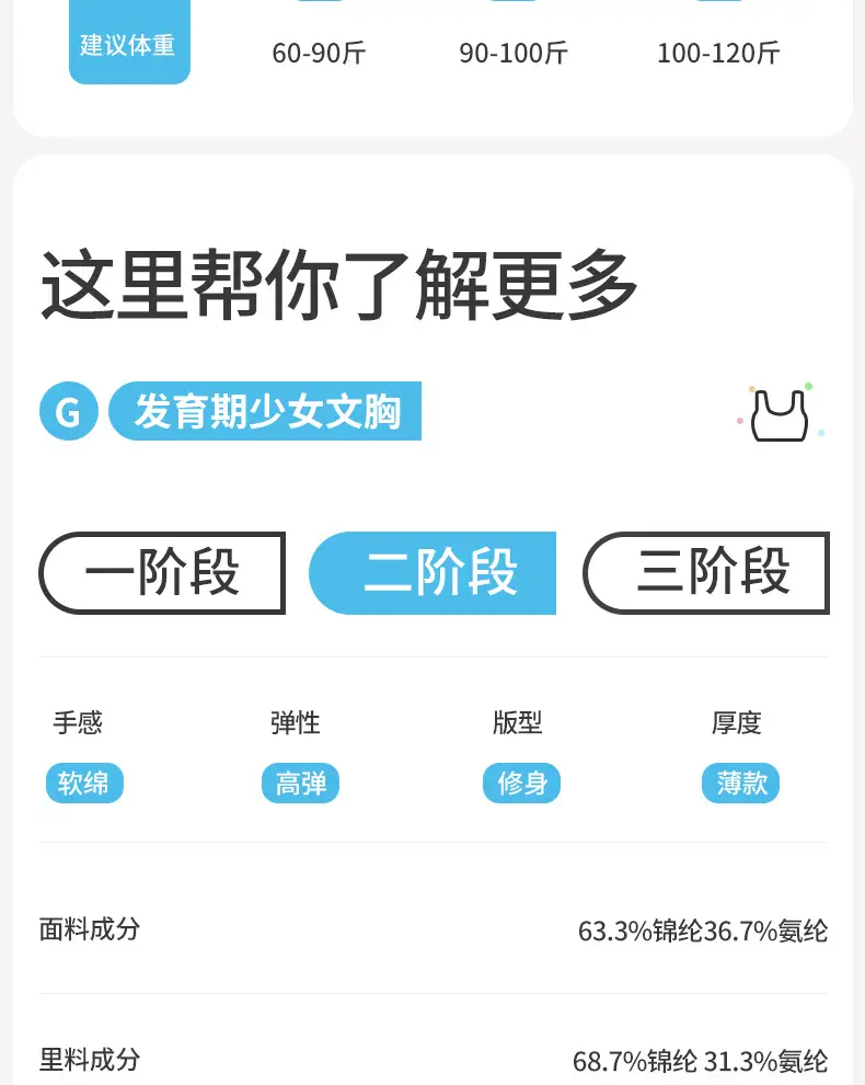 Underwear for Female Students in Junior High School, Puberty Development Period, Girls' Vests, 13-Year-Old Teenagers, Second Stage, High School Girls' Bras — feature 13