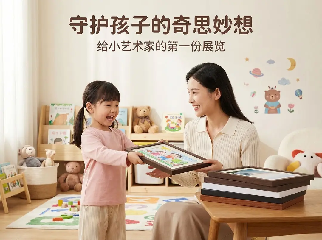 Customized Solid Wood Photo Frames A4A3 8K 16inch Wall-Mounted Picture Frames Natural Wood Photo Frames Wholesale Manufacturer — feature 5