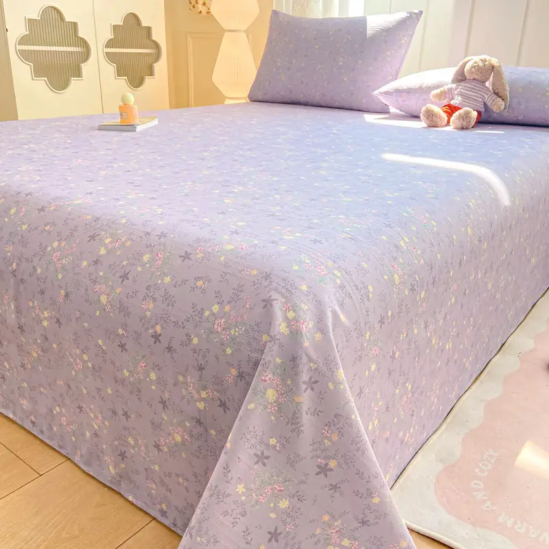 Old-Style Coarse Cloth Bed Sheet, Single Piece, Non-Pure Cotton, All-Cotton, Linen, Cotton-Linen Quilt Cover, Student Dormitory Single-Person Cooling Mat Bed Cover for Summer — feature 10