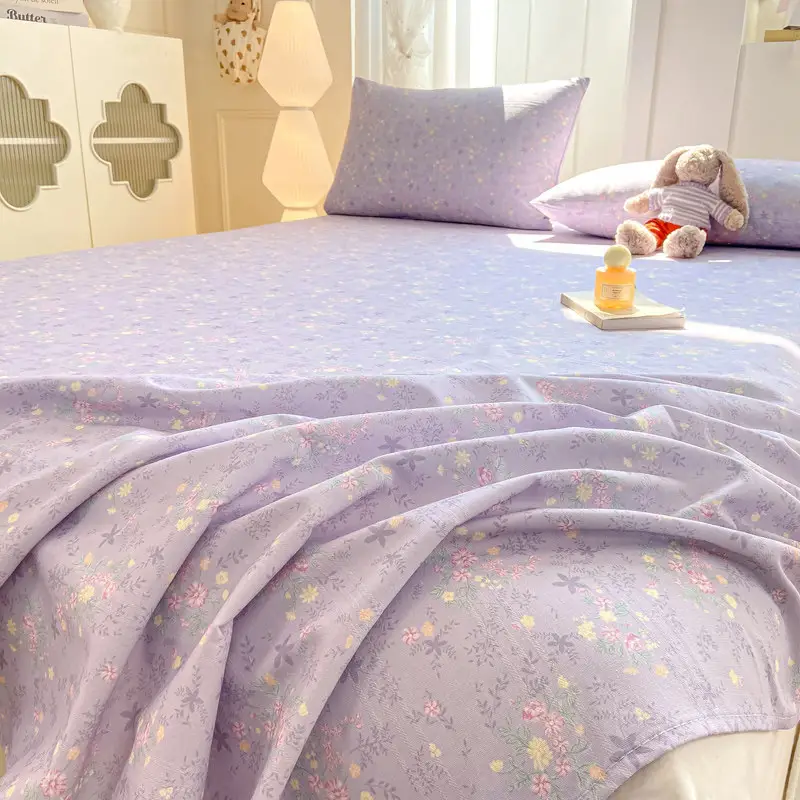 Old-Style Coarse Cloth Bed Sheet, Single Piece, Non-Pure Cotton, All-Cotton, Linen, Cotton-Linen Quilt Cover, Student Dormitory Single-Person Cooling Mat Bed Cover for Summer — feature 16