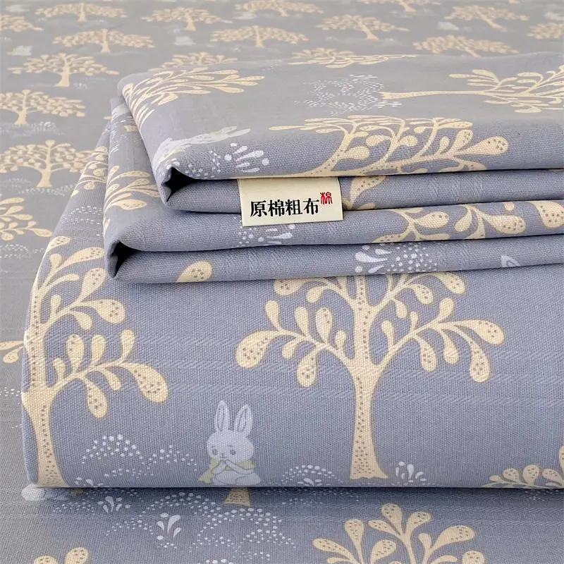 Old-Style Coarse Cloth Bed Sheet, Single Piece, Non-Pure Cotton, All-Cotton, Linen, Cotton-Linen Quilt Cover, Student Dormitory Single-Person Cooling Mat Bed Cover for Summer
