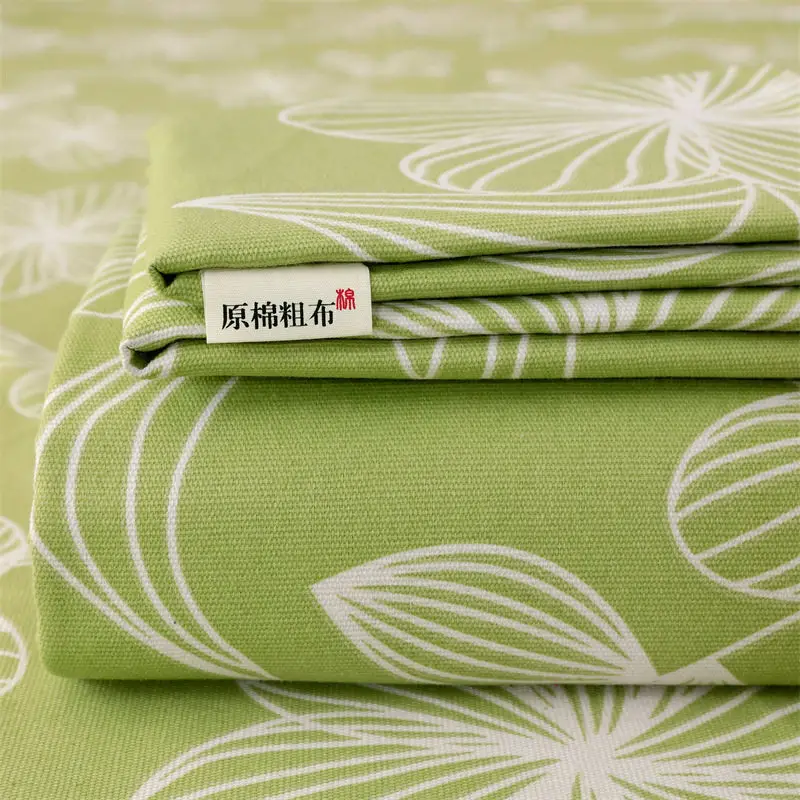 Old-Style Coarse Cloth Bed Sheet, Single Piece, Non-Pure Cotton, All-Cotton, Linen, Cotton-Linen Quilt Cover, Student Dormitory Single-Person Cooling Mat Bed Cover for Summer