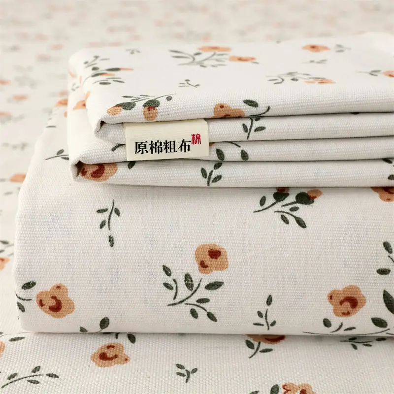 Old-Style Coarse Cloth Bed Sheet, Single Piece, Non-Pure Cotton, All-Cotton, Linen, Cotton-Linen Quilt Cover, Student Dormitory Single-Person Cooling Mat Bed Cover for Summer