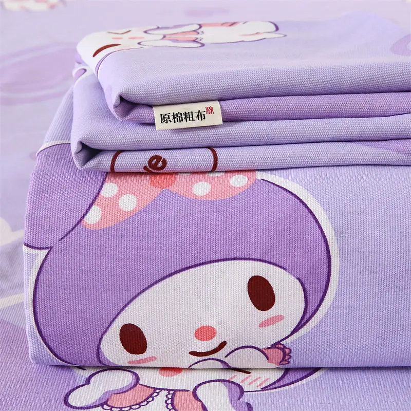 Old-Style Coarse Cloth Bed Sheet, Single Piece, Non-Pure Cotton, All-Cotton, Linen, Cotton-Linen Quilt Cover, Student Dormitory Single-Person Cooling Mat Bed Cover for Summer