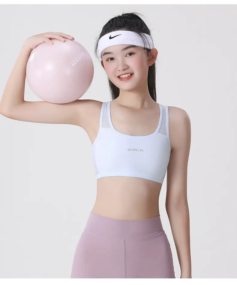 Girls' Bras for Development Period, Anti-Exposure Underwear for Young Girls, Students, Middle School and High School Girls, Sports Anti-Shock Vests — feature 16