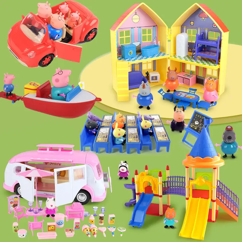 Peppa Pig Family of Four Pretend Play Toys for Ages 3-6, Peppa and George House Children's Set, Gift for Girls - Image 15