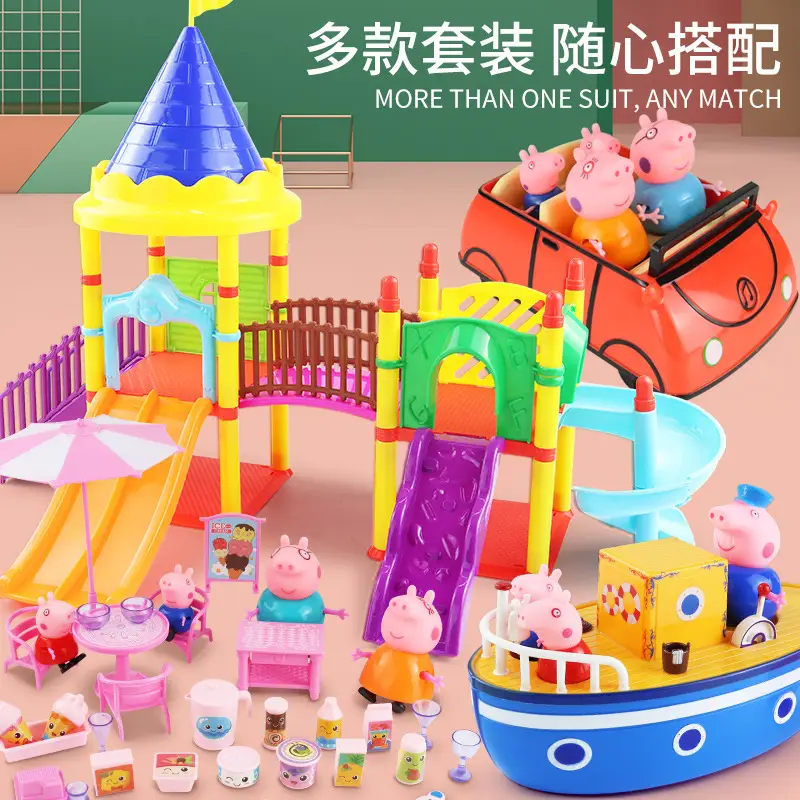 Peppa Pig Family of Four Pretend Play Toys for Ages 3-6, Peppa and George House Children's Set, Gift for Girls - Image 16