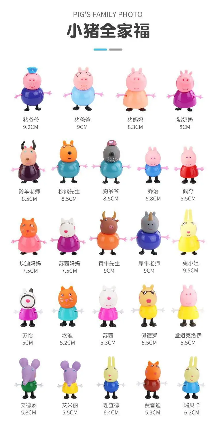 Peppa Pig Family of Four Pretend Play Toys for Ages 3-6, Peppa and George House Children's Set, Gift for Girls — feature 6