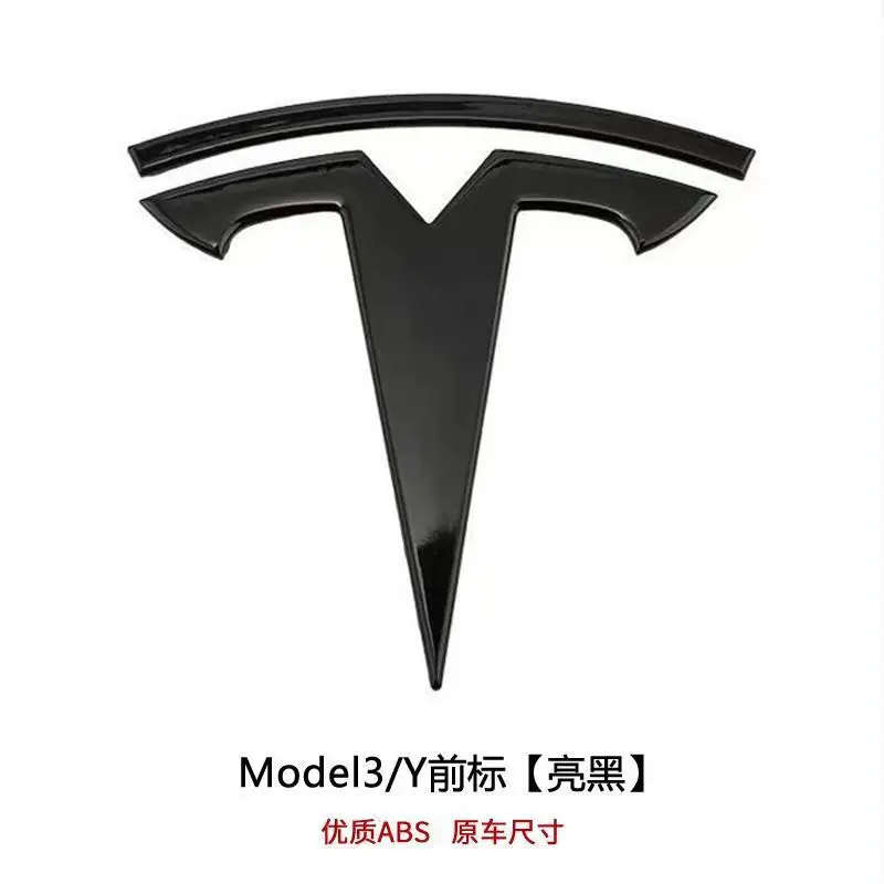 Manufacturer Wholesale Tesla Model 3 Syx Front Car Stickers Tesla Letter Hood Emblem Badge Rear Tail Car Emblem