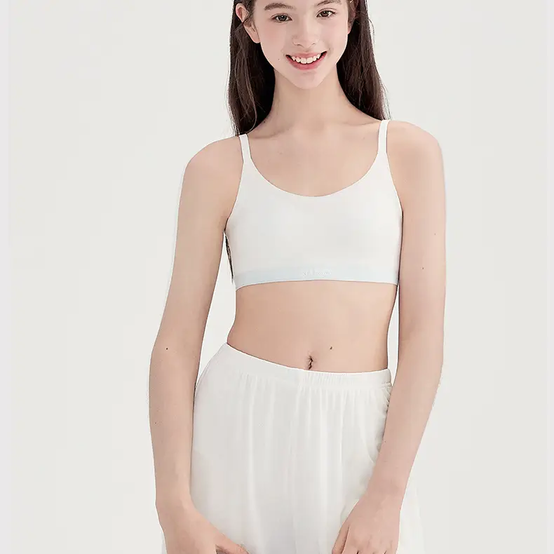 Junior High School Student Camisole Underwear for Girls, 15-Year-Old Girls' Developmental Stage Vest, Second Stage Bra for Teenagers and High School Students — feature 17