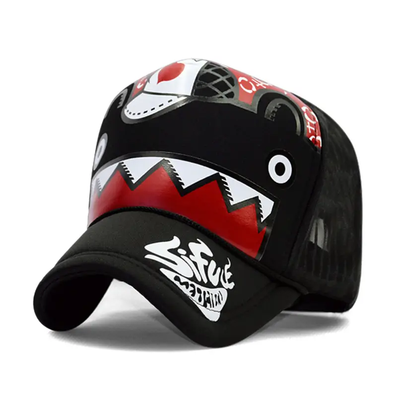 Owl Cartoon Cap White Black High Breathable Summer - Image 14