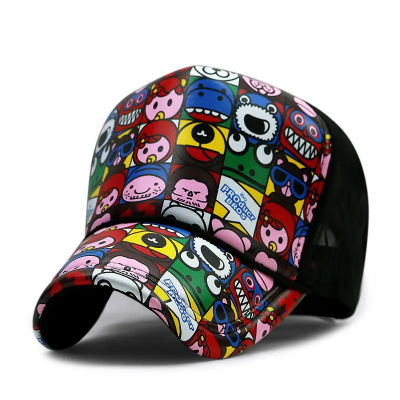 Owl Cartoon Cap White Black High Breathable Summer - Image 2