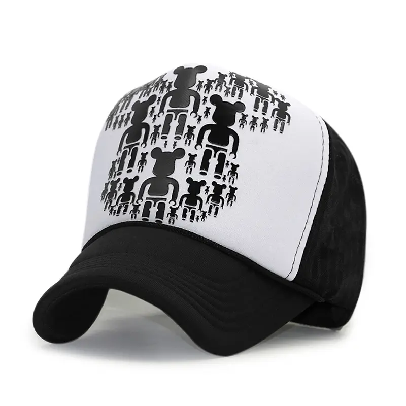 Owl Cartoon Cap White Black High Breathable Summer - Image 6