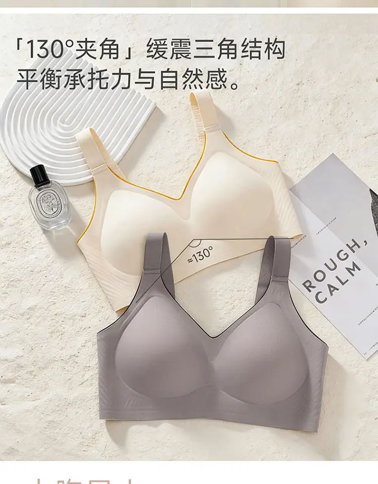 Seamless Push-Up Bra for Everyday Wear, Minimizes Large Busts, Soft Support, Comfortable and Soft, Wireless Bra — feature 5