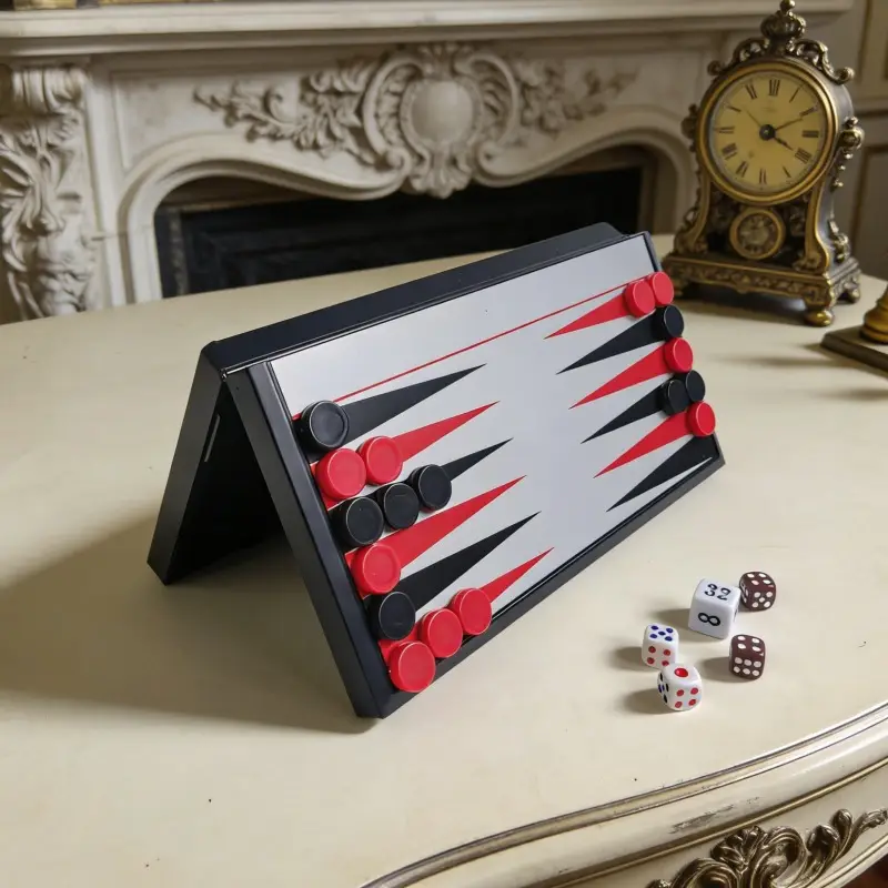 Cross-Border Amazon Backgammon Magnetic Chess Pieces Folding Board Children's Educational Toys Wholesale