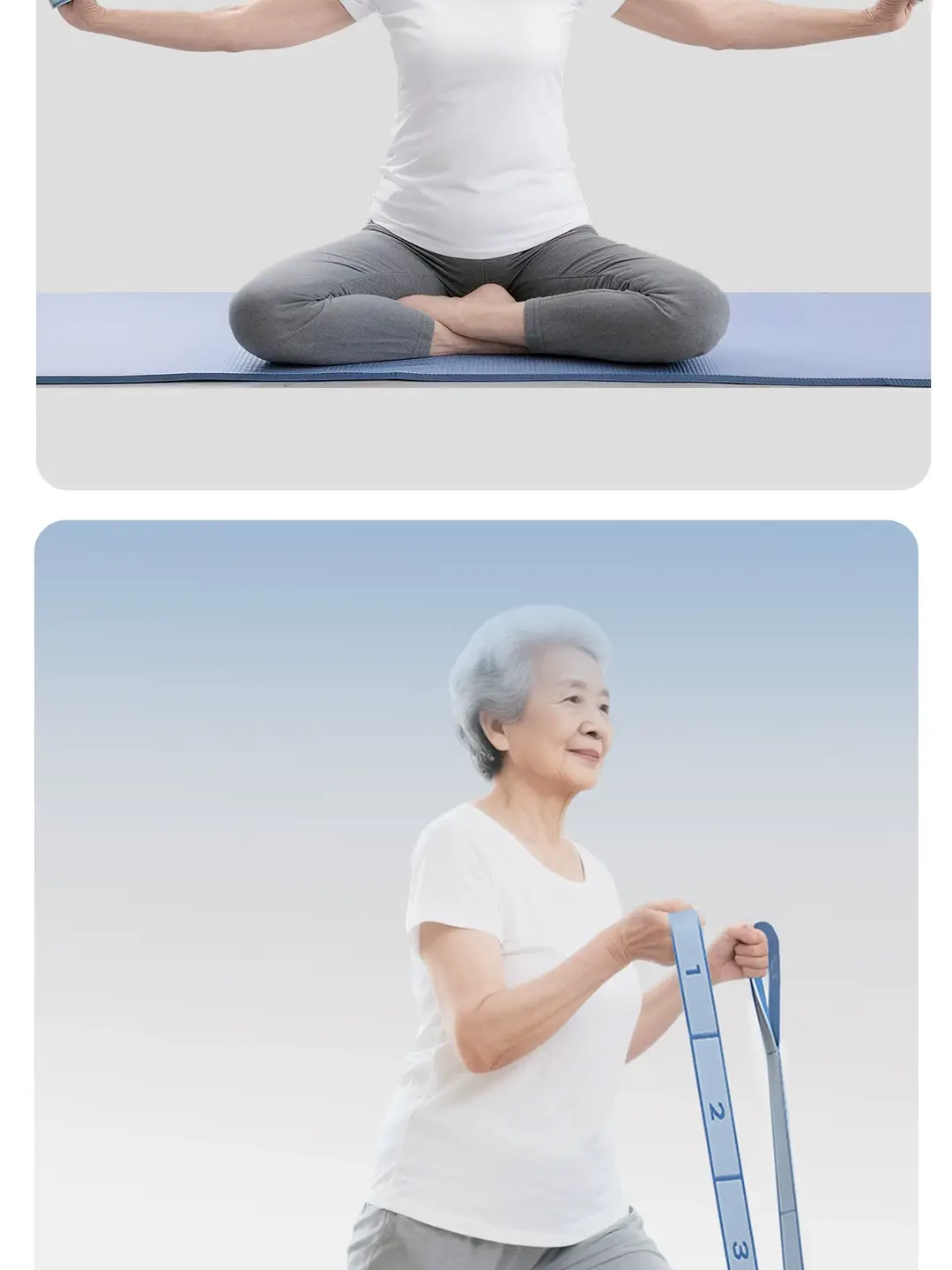 Anti-Resistance Digital Elastic Band Yoga Stretching Resistance Band Women's Fitness Multi-Functional Leg Strength Training — feature 9