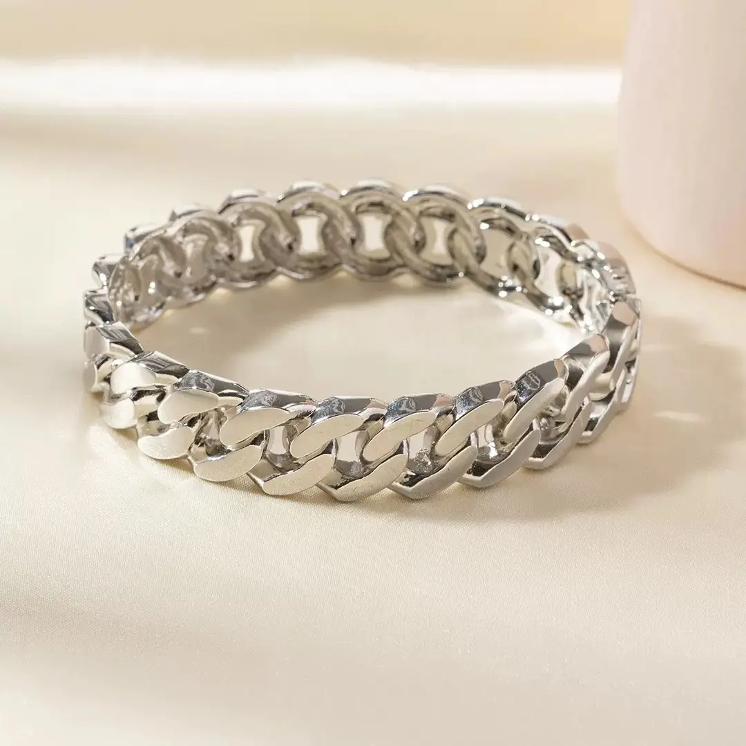 Open-Ended Gold Bracelet for Women, High-End Metallic Silver Arm Ring Jewelry, Vintage Arm Decoration Accessory for Women